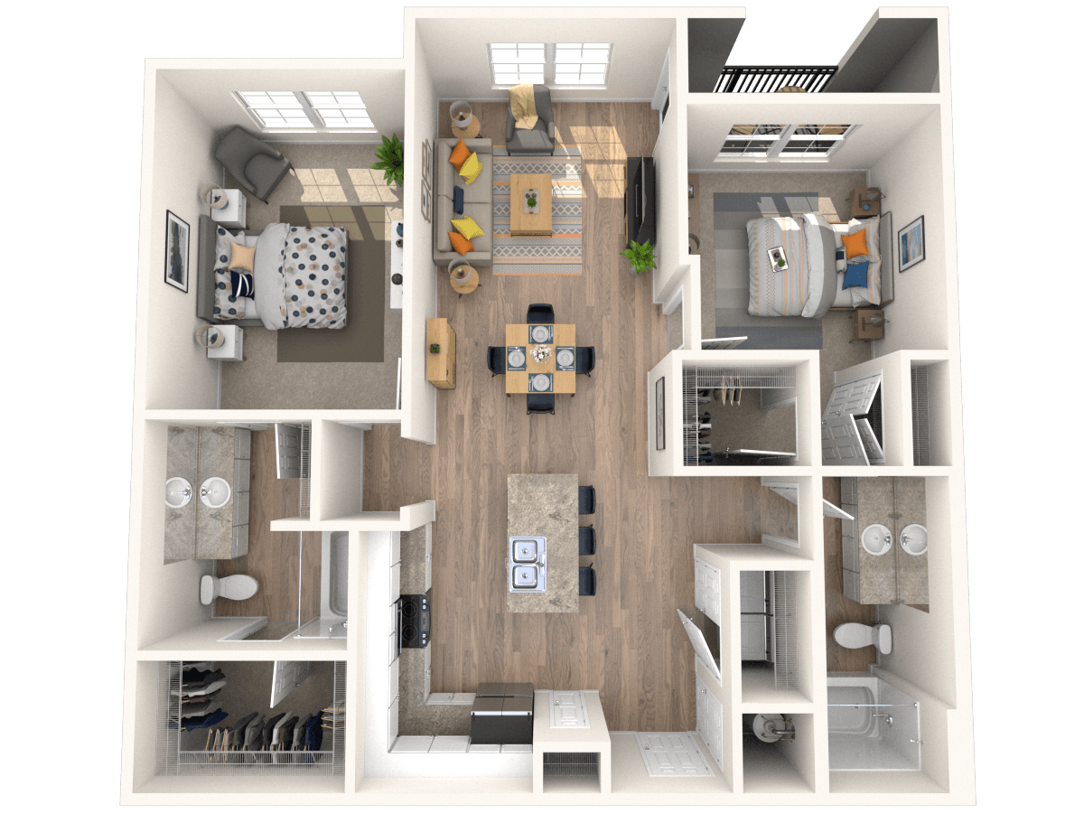 B2 floor plan